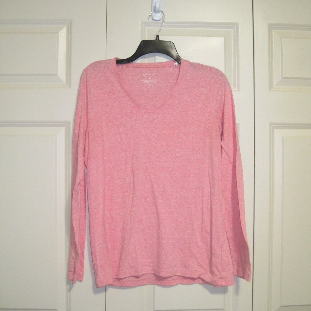 Sonoma life & style long sleeve tee sz L